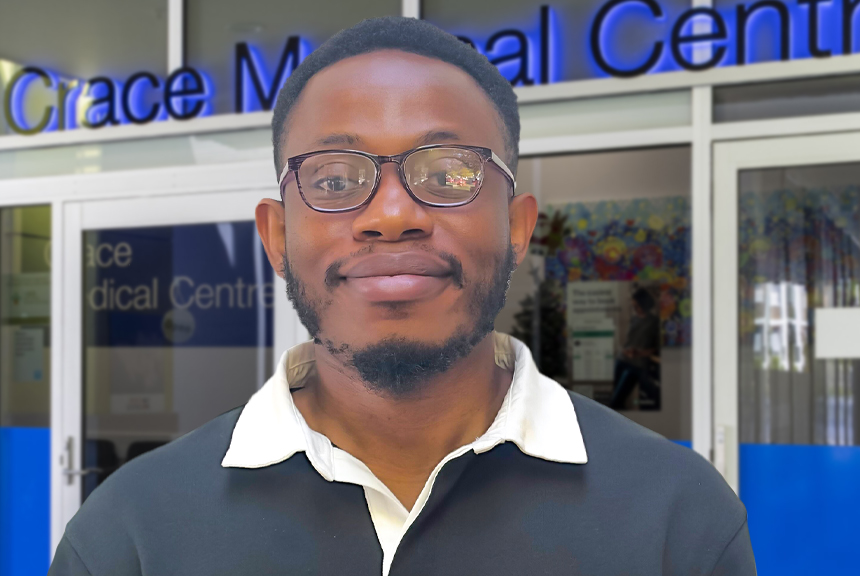 Dr Chime at Crace Medical Centre.