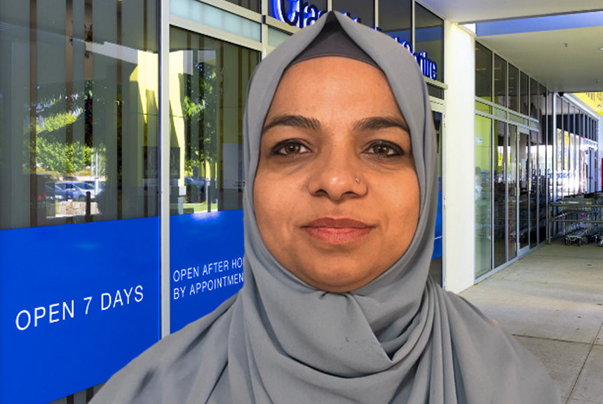 Our new GP, Doctor Shaheen.